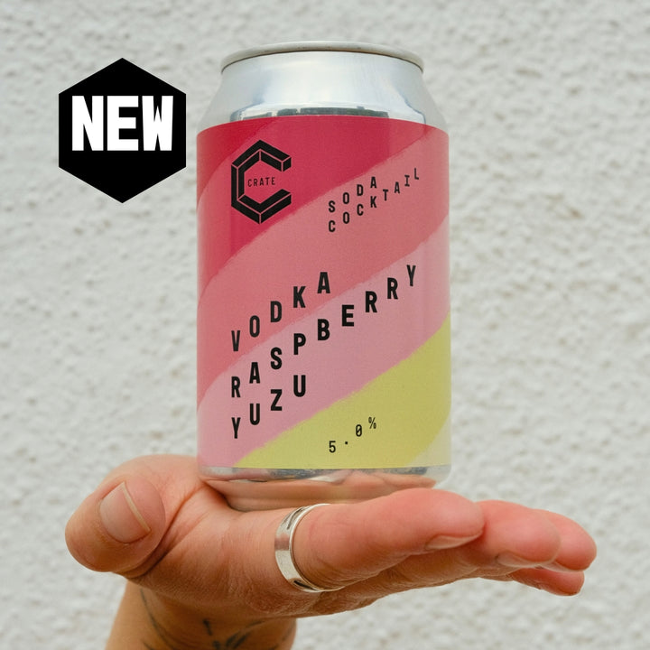 Crate Vodka, Raspberry Soda - 330ml