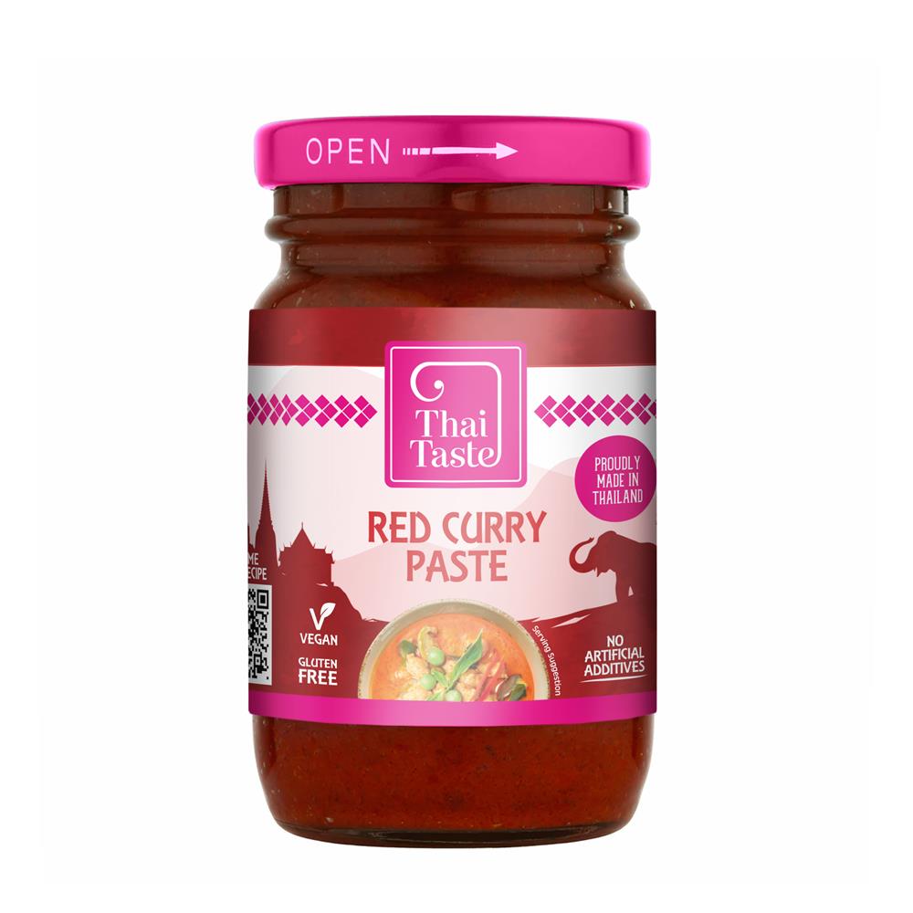 Vegan GF Thai Taste Red Curry Paste - 114g