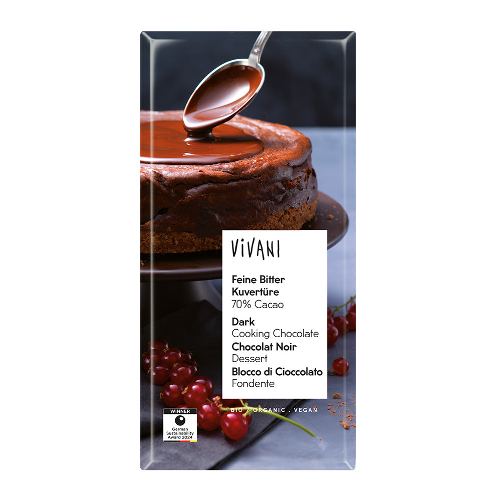 Org Vegan Dark Cooking Chocolate - 200g