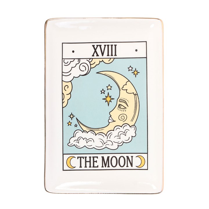 The Moon Vintage Tarot Card Trinket Dish
