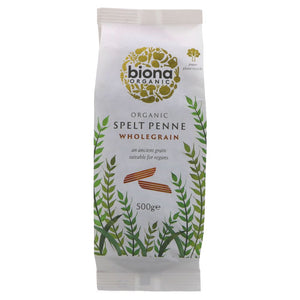 Org Wholegrain Spelt Penne-  500g