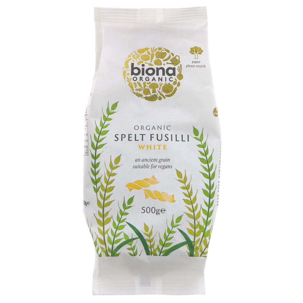 Org White Spelt Fusilli - 500g