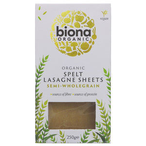 Org Spelt Lasagne Sheets - 250g