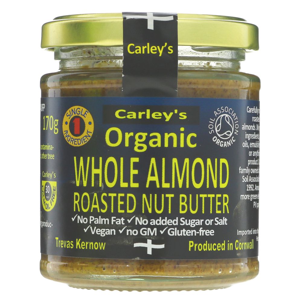Org Vegan Whole Almond Butter - 170g