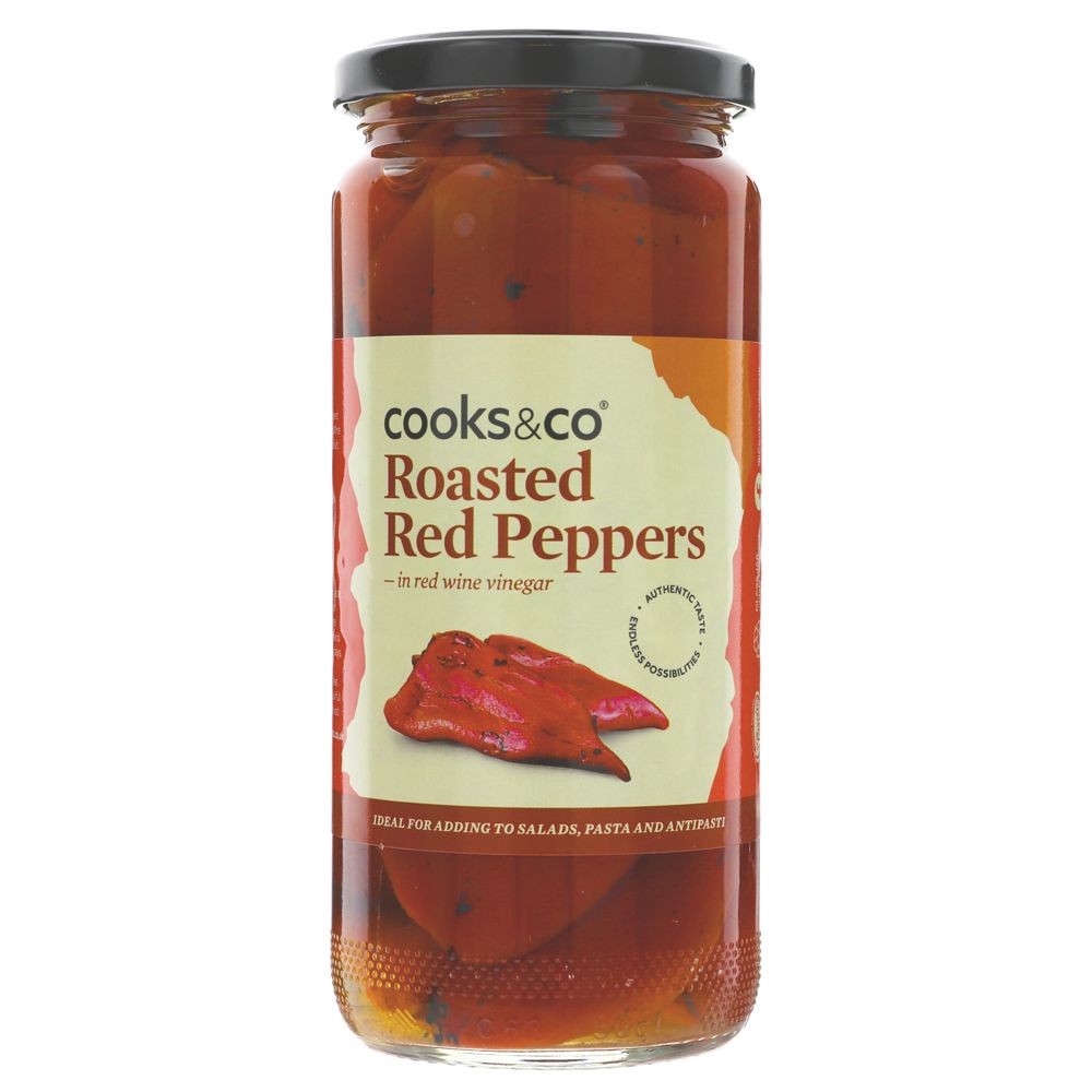 Vegan Roasted Red Peppers - 460g