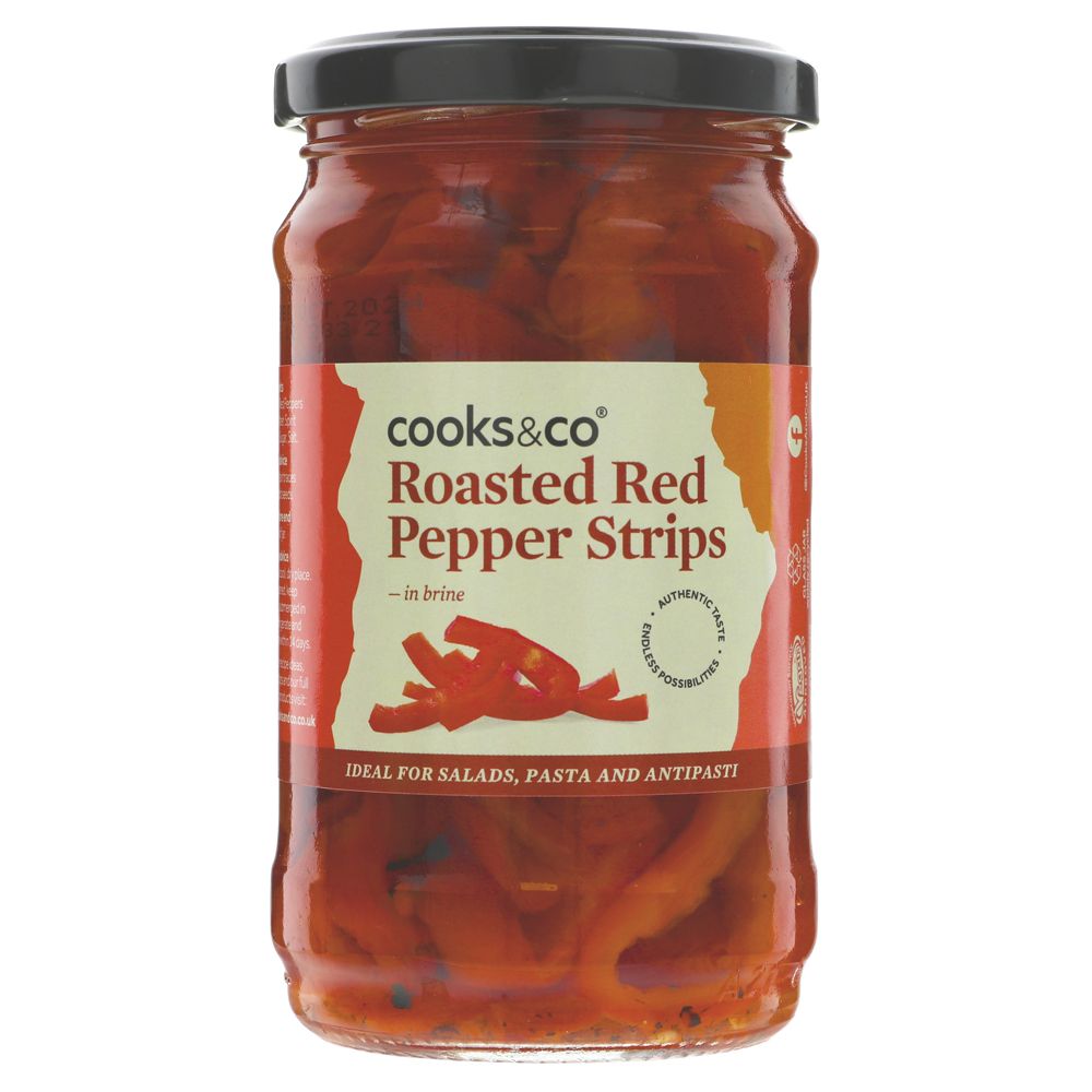 Vegan Roasted Red Peppers Strips - 300g