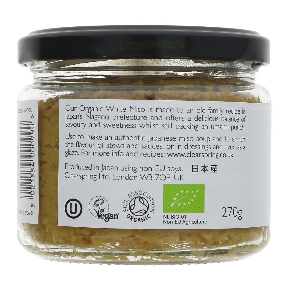 Org Vegan Japanese White Miso - 270g