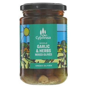 Vegan Mixed Olives with Garlic & Herbs - 315g