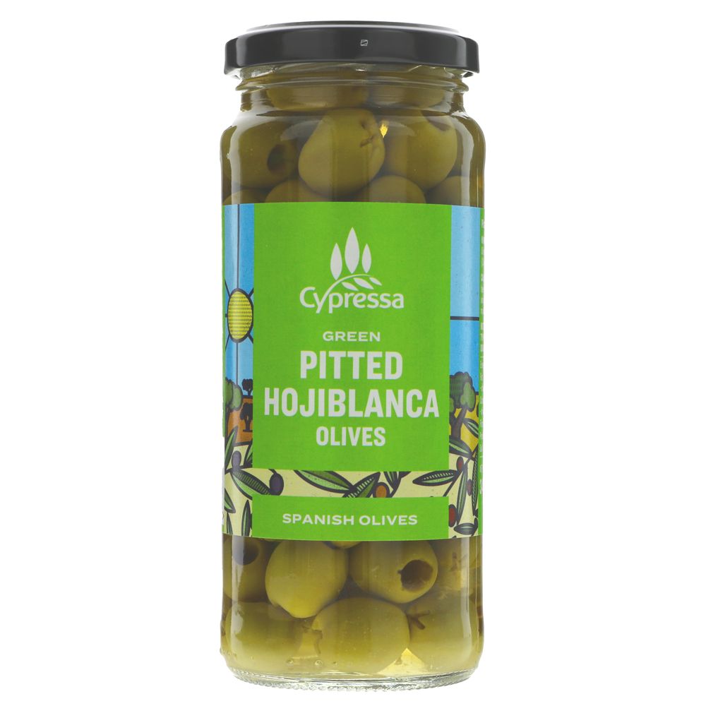 Vegan Pitted Green Olives - 340g