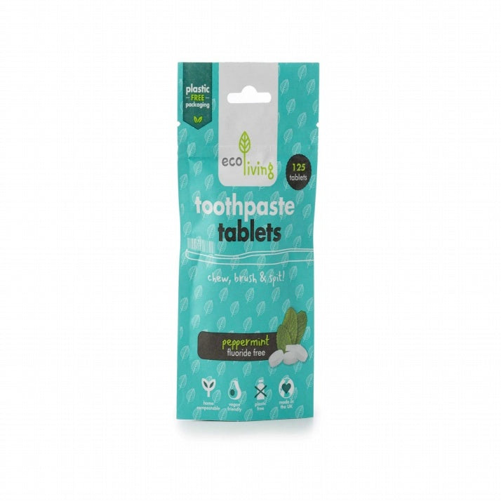Peppermint Toothpaste Tablets - REFILL (Fluoride Free)