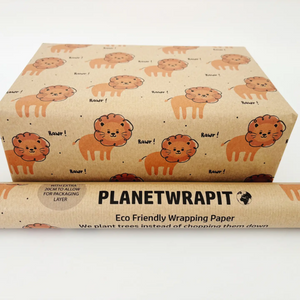 Planet WrapIt Recycled Eco Kraft Wrapping Paper