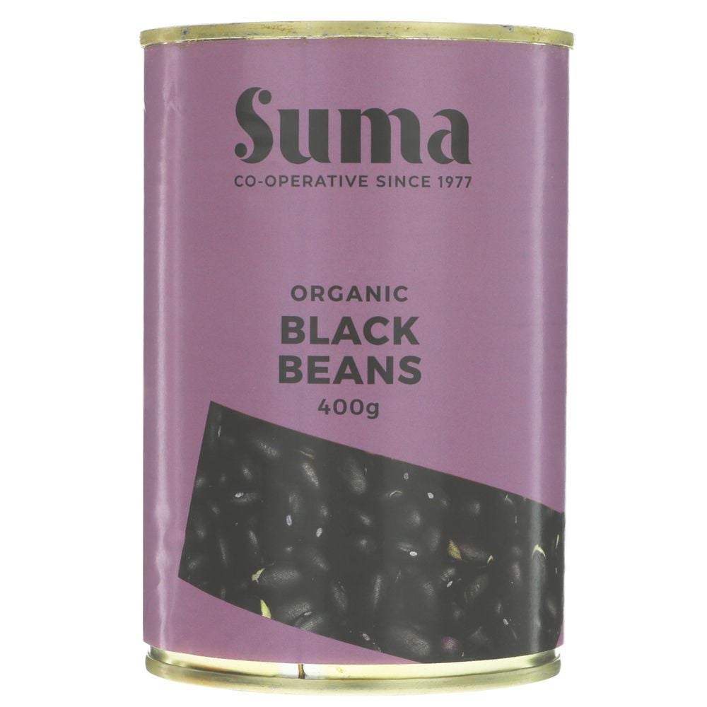 Org Vegan Black Beans- 400g
