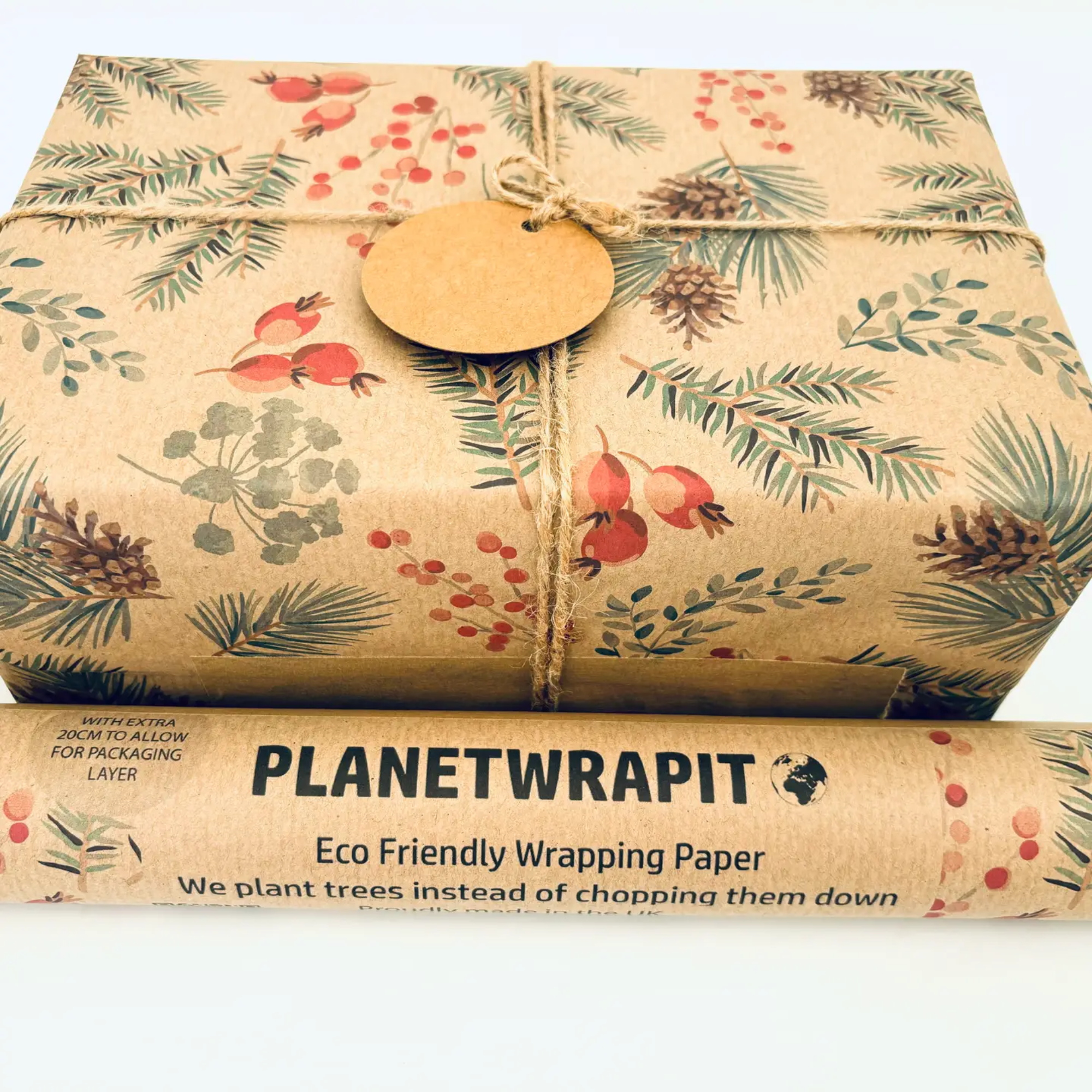 Planet WrapIt Recycled Eco Kraft Wrapping Paper