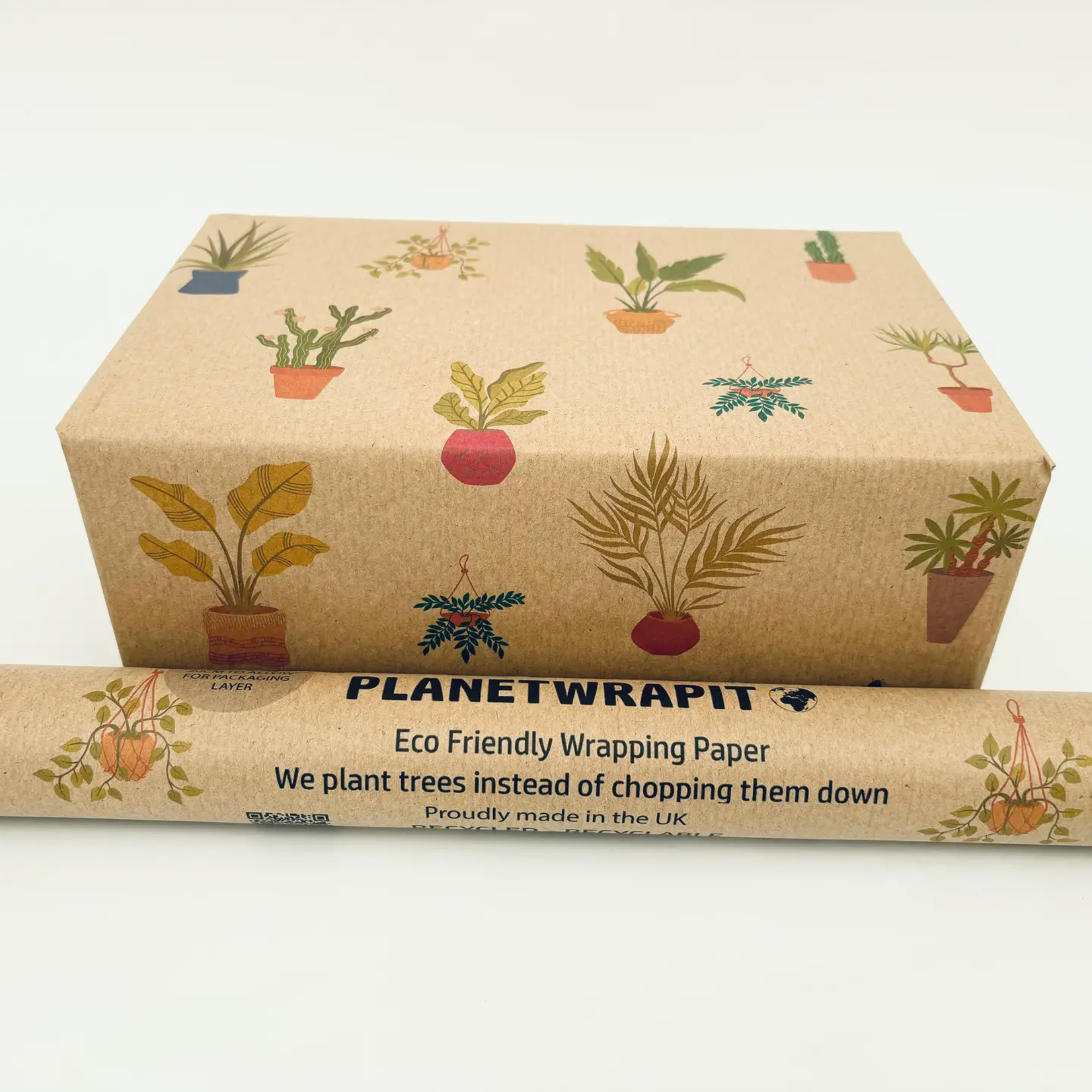 Planet WrapIt Recycled Eco Kraft Wrapping Paper