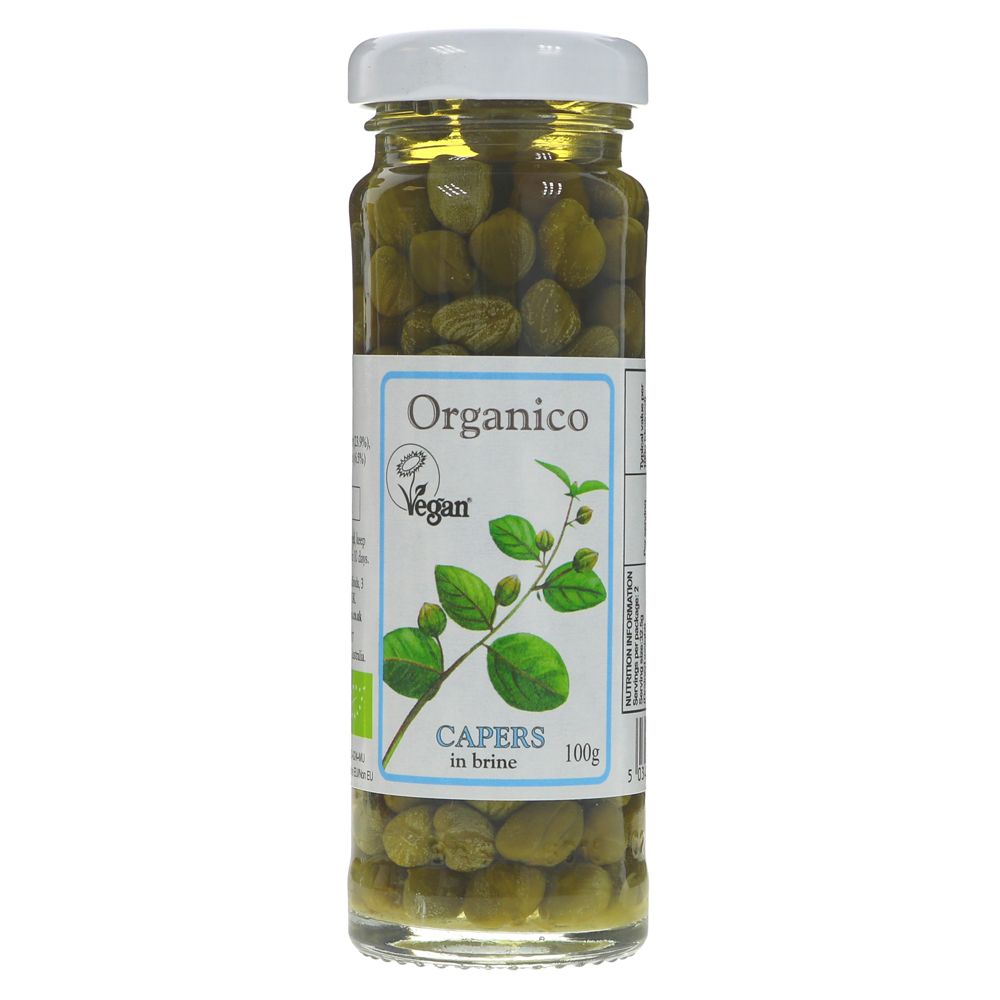 Org Vegan Capers - 100g