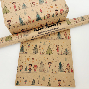 Planet WrapIt Recycled Eco Kraft Wrapping Paper