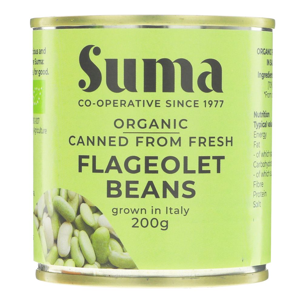 Org Vegan Flageolet Beans - 200g