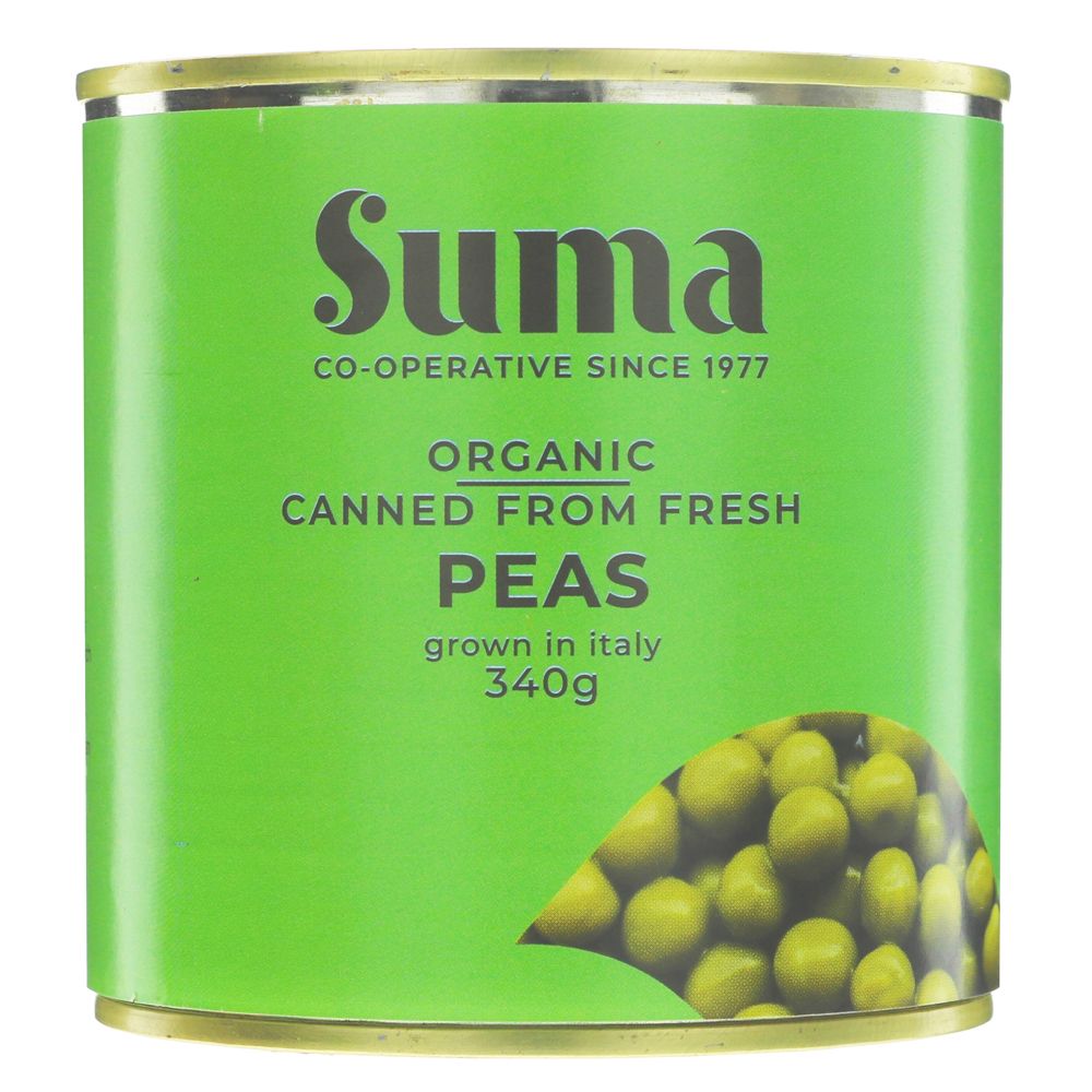 Org Vegan Fresh Peas - 340g