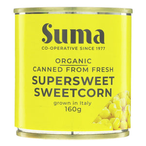 Org Supersweet Sweetcorn - 160g