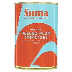 Org Peeled Plum Tomatoes - 400g