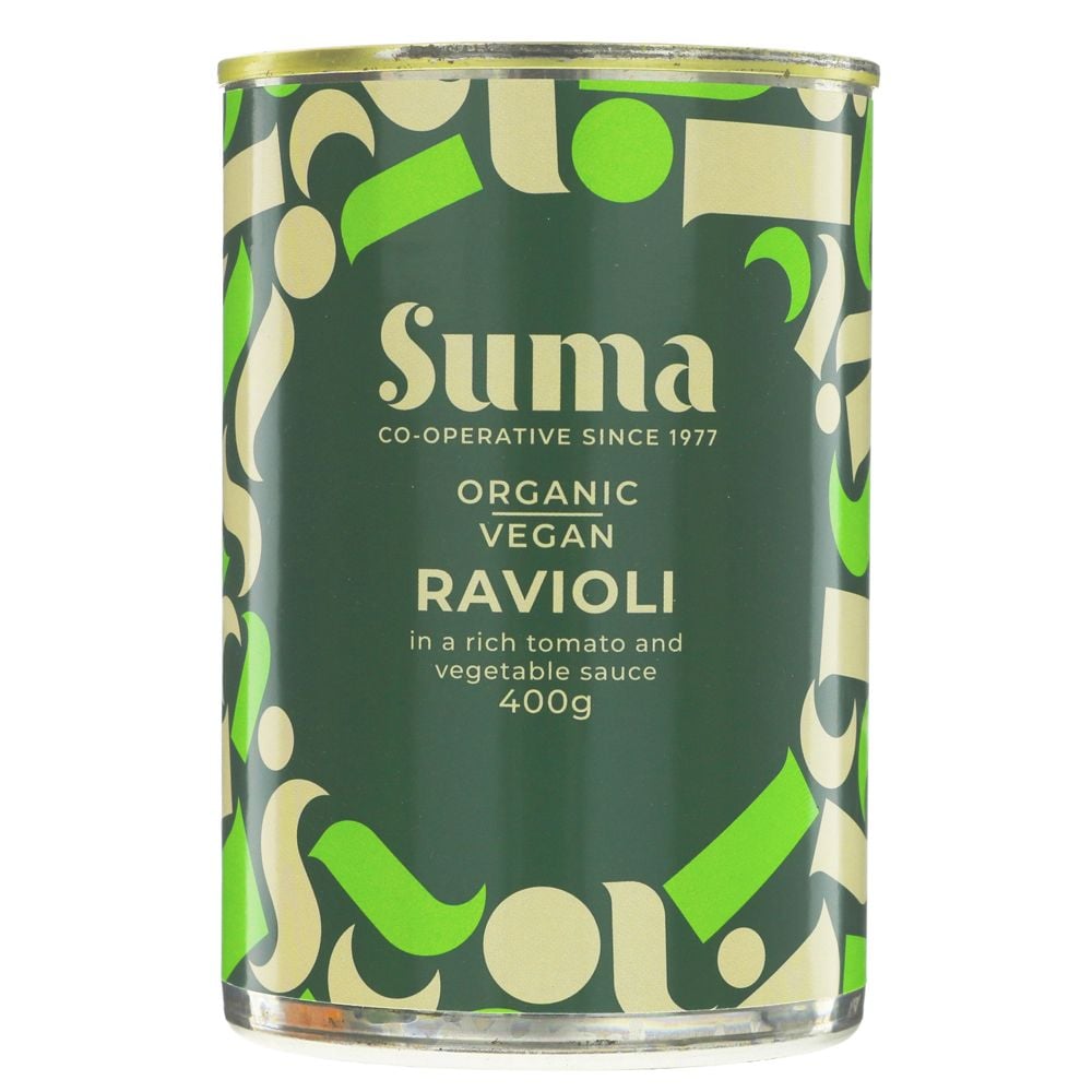 Org Vegan Ravioli with Vegetable Sauce - 400g