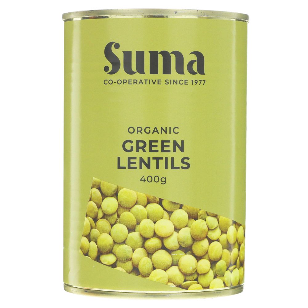Org Suma Green Lentils - 400g
