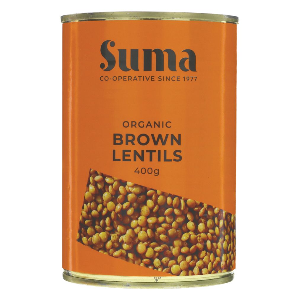 Org Vegan Brown Lentils - 400g