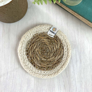Respiin Seagrass and Jute Coaster