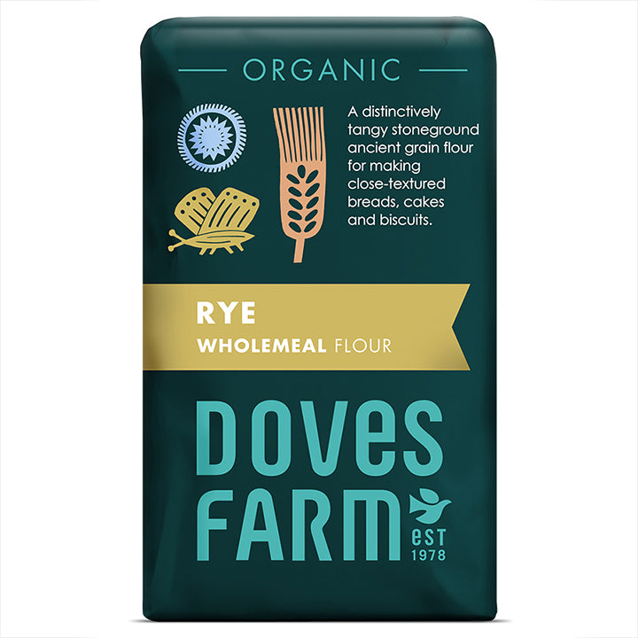 Doves Farm Organic Stoneground Wholemeal Rye Flour