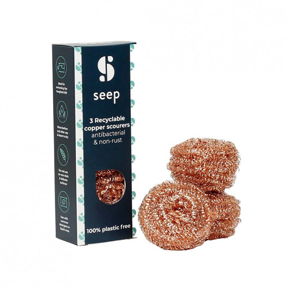 Seep Copper Scourers - Pack of 3