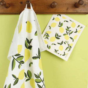 Ten and Co. Tea Towel + Sponge Cloth Gift Set